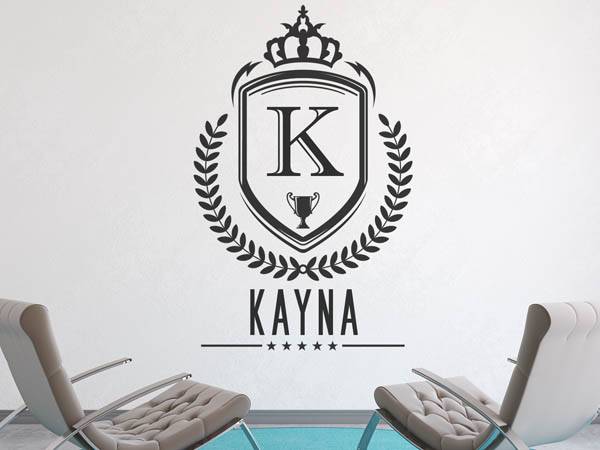Wandtattoo Kayna Wappen