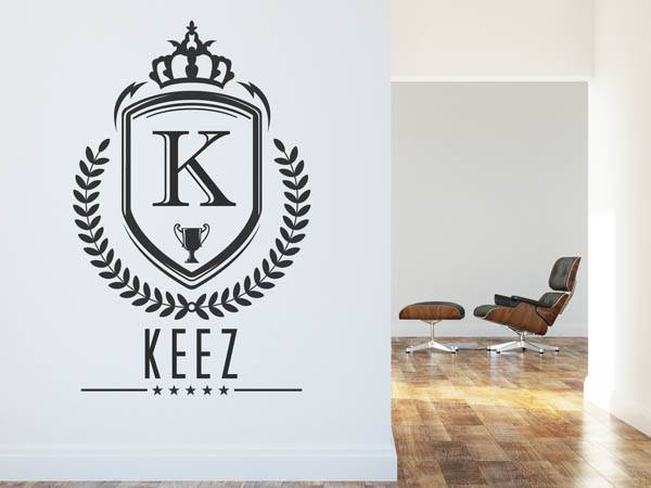 Wandtattoo Keez Wappen