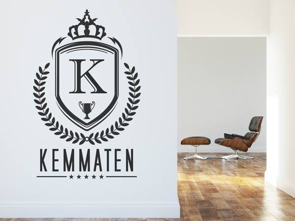 Wandtattoo Kemmaten Wappen