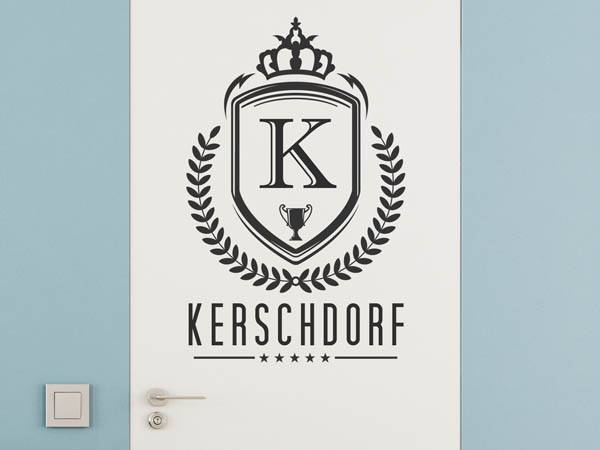 Wandtattoo Kerschdorf Wappen