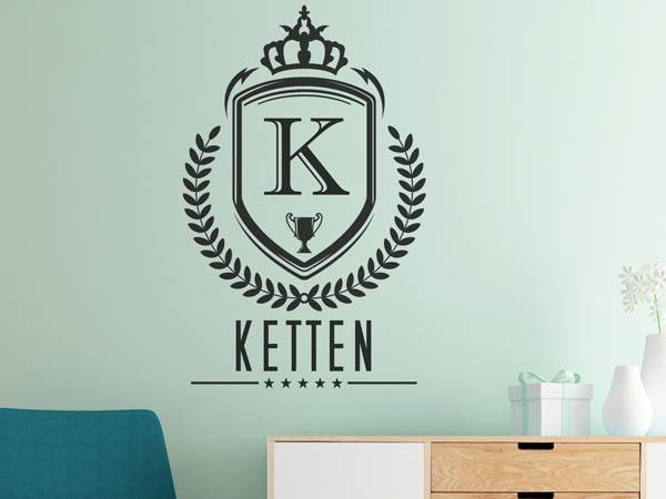 Wandtattoo Ketten Wappen