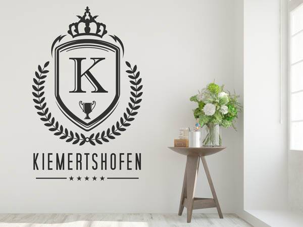 Wandtattoo Kiemertshofen Wappen