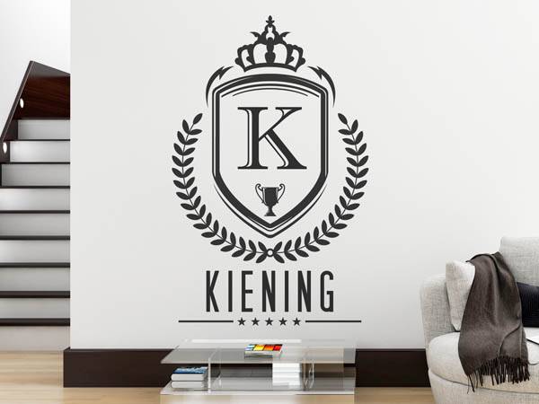 Wandtattoo Kiening Wappen