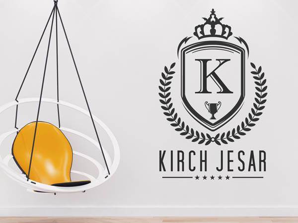 Wandtattoo Kirch Jesar Wappen