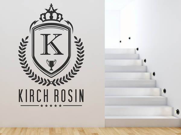Wandtattoo Kirch Rosin Wappen