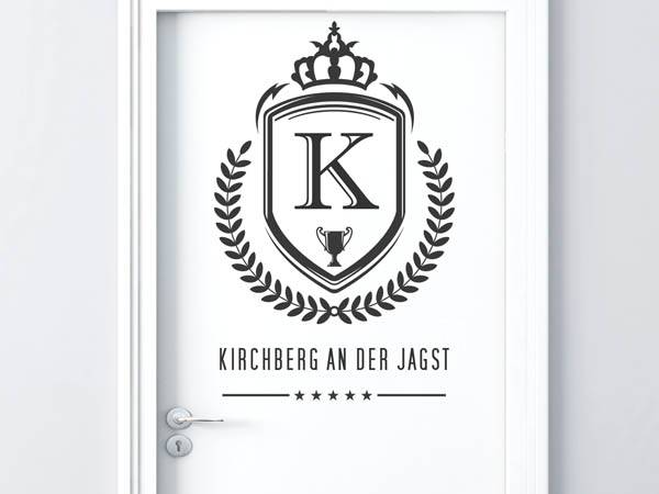 Wandtattoo Kirchberg an der Jagst Wappen