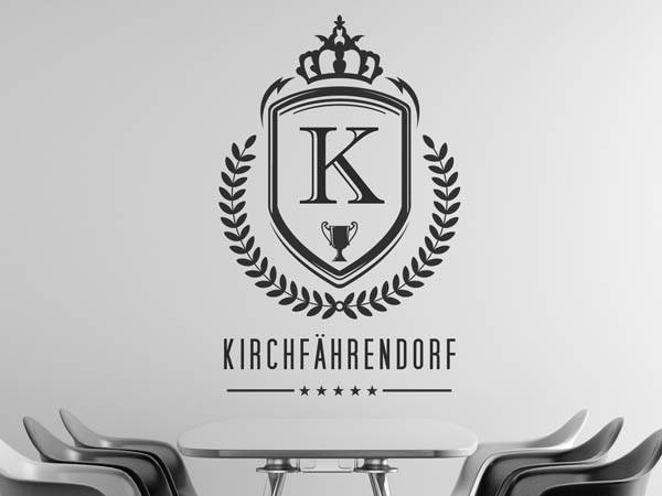 Wandtattoo Kirchfährendorf Wappen
