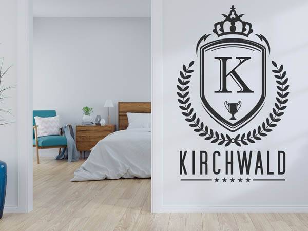 Wandtattoo Kirchwald Wappen
