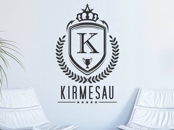 Wandtattoo Kirmesau Wappen