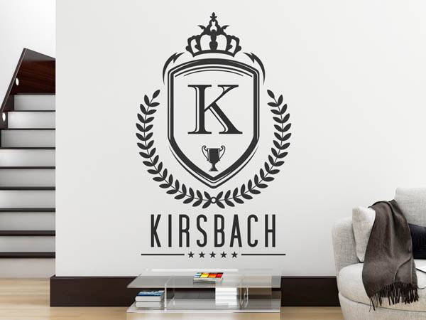 Wandtattoo Kirsbach Wappen