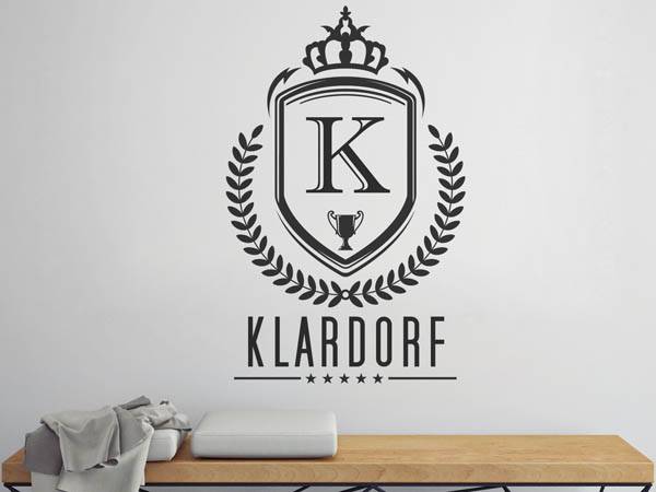 Wandtattoo Klardorf Wappen