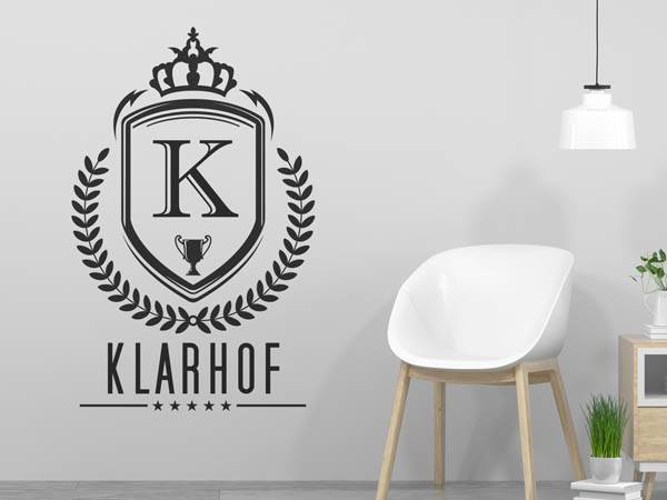 Wandtattoo Klarhof Wappen