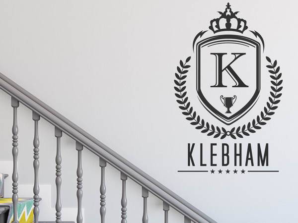 Wandtattoo Klebham Wappen