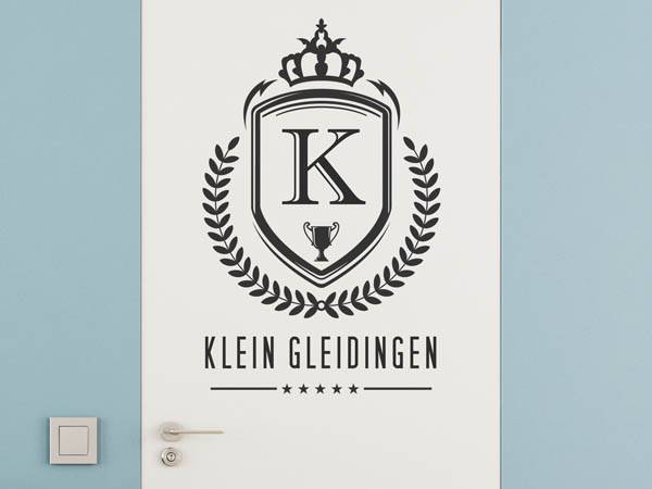 Wandtattoo Klein Gleidingen Wappen