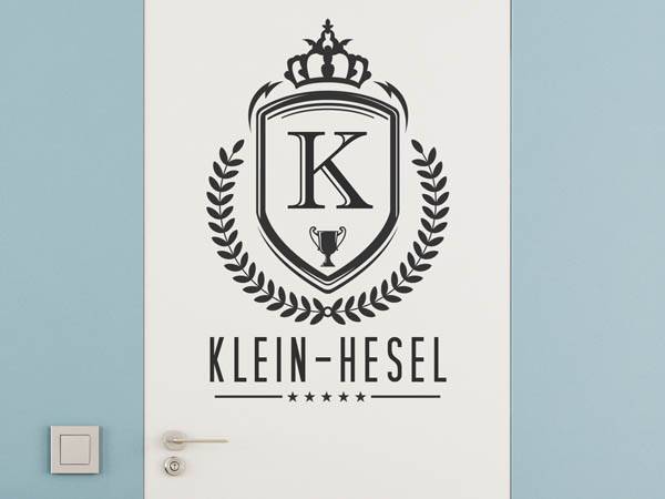 Wandtattoo Klein-Hesel Wappen