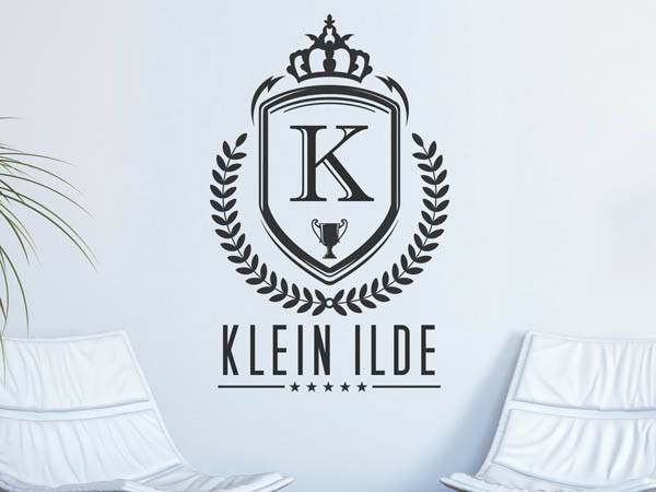 Wandtattoo Klein Ilde Wappen