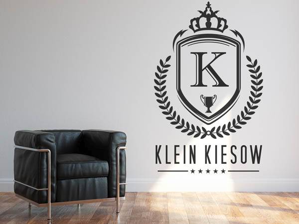 Wandtattoo Klein Kiesow Wappen