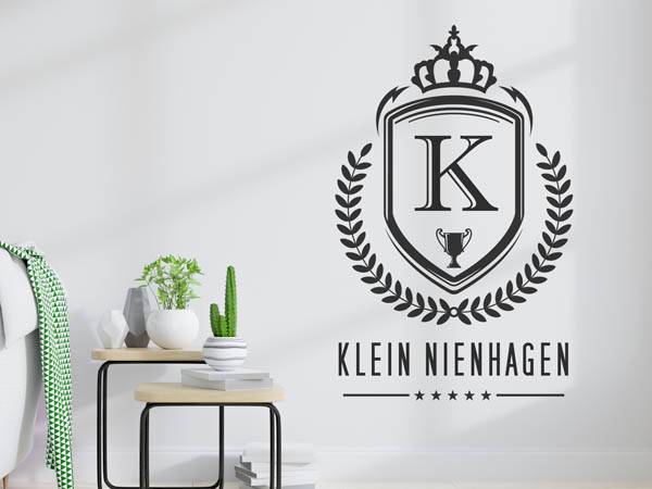 Wandtattoo Klein Nienhagen Wappen