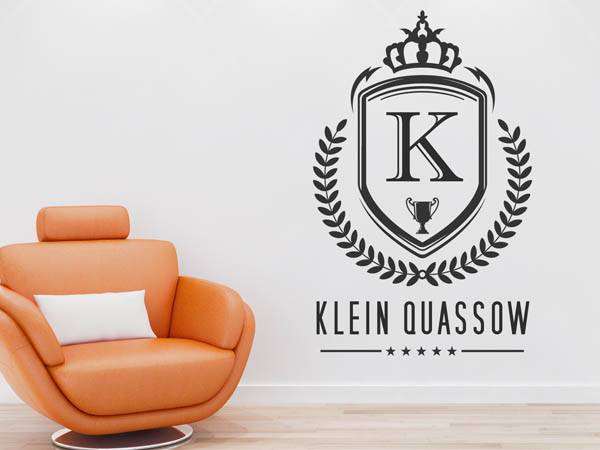 Wandtattoo Klein Quassow Wappen