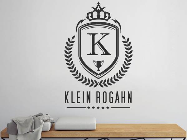 Wandtattoo Klein Rogahn Wappen