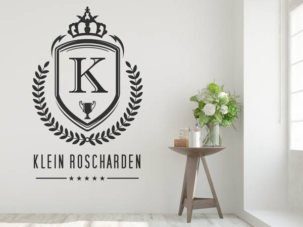 Wandtattoo Klein Roscharden Wappen