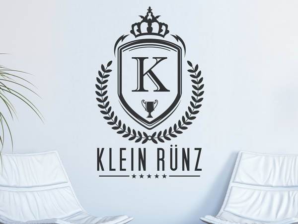 Wandtattoo Klein Rünz Wappen