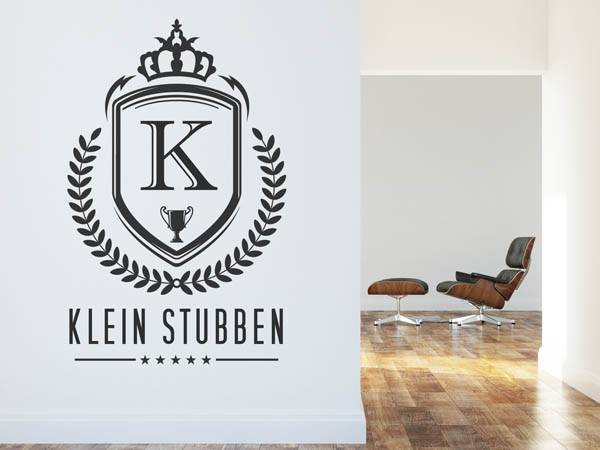 Wandtattoo Klein Stubben Wappen
