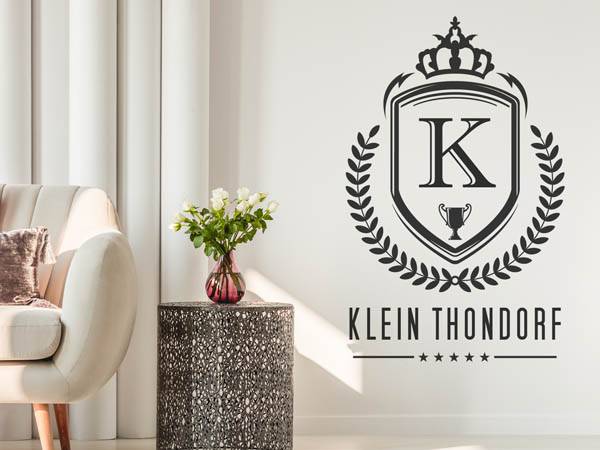 Wandtattoo Klein Thondorf Wappen