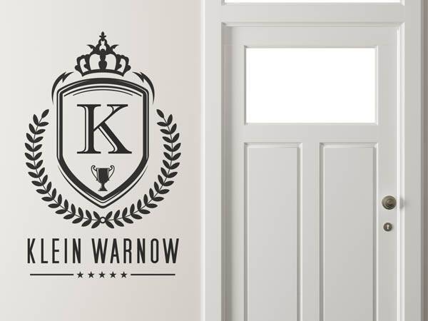 Wandtattoo Klein Warnow Wappen