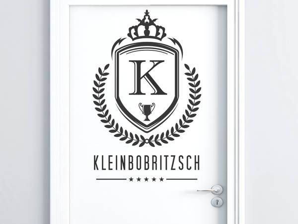 Wandtattoo Kleinbobritzsch Wappen