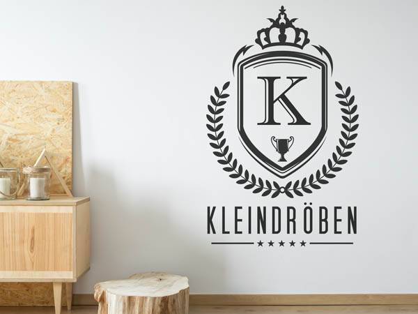 Wandtattoo Kleindröben Wappen