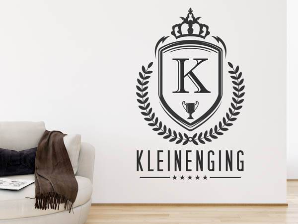 Wandtattoo Kleinenging Wappen