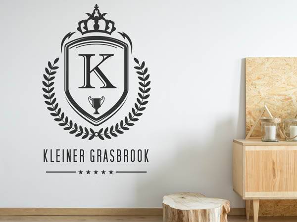 Wandtattoo Kleiner Grasbrook Wappen