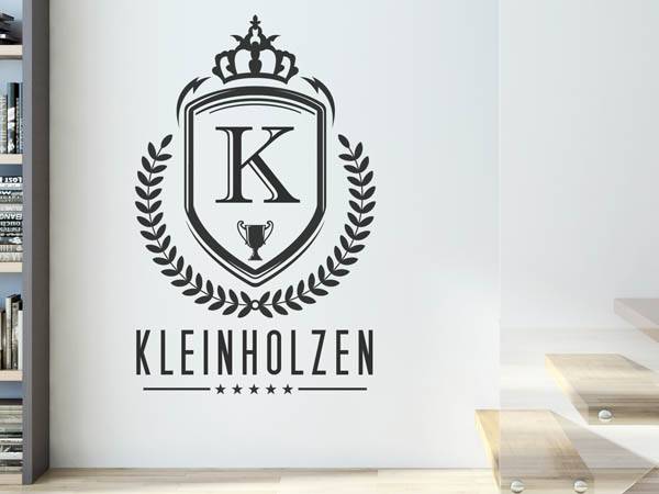 Wandtattoo Kleinholzen Wappen