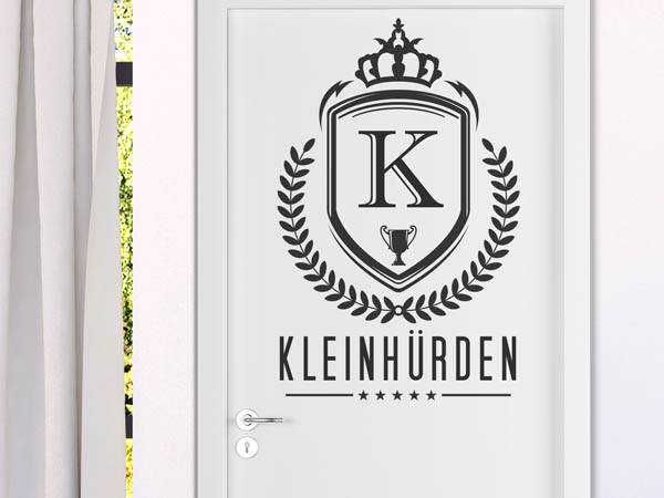 Wandtattoo Kleinhürden Wappen
