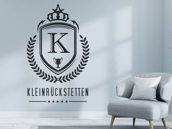 Wandtattoo Kleinrückstetten Wappen