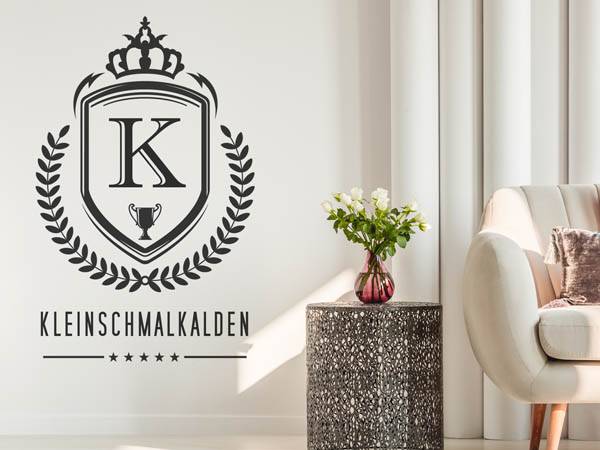 Wandtattoo Kleinschmalkalden Wappen
