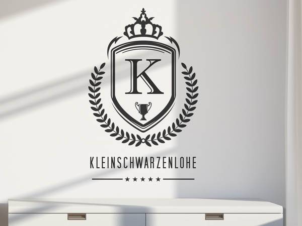 Wandtattoo Kleinschwarzenlohe Wappen