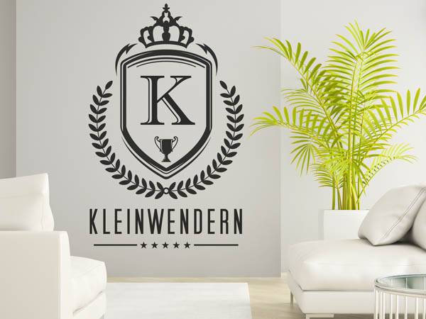 Wandtattoo Kleinwendern Wappen