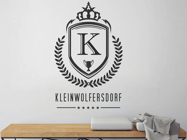 Wandtattoo Kleinwolfersdorf Wappen