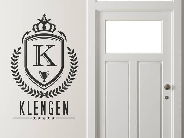 Wandtattoo Klengen Wappen