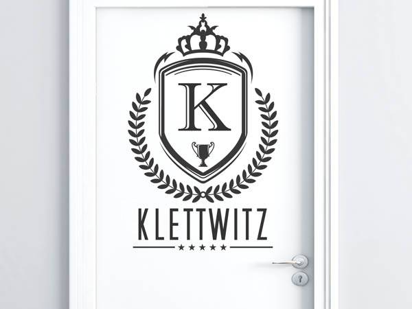Wandtattoo Klettwitz Wappen