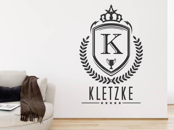 Wandtattoo Kletzke Wappen