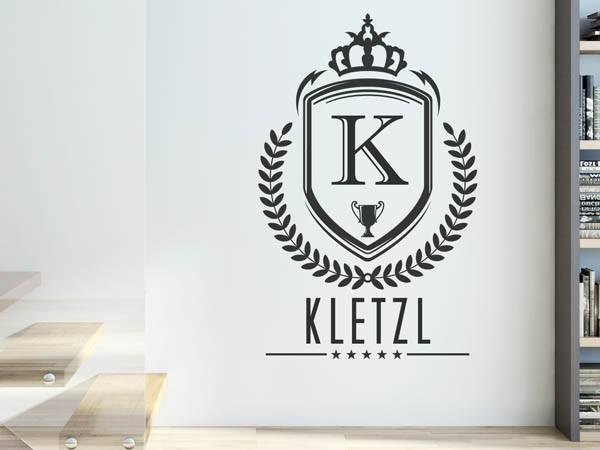 Wandtattoo Kletzl Wappen
