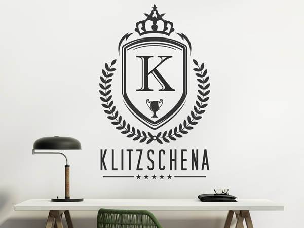Wandtattoo Klitzschena Wappen