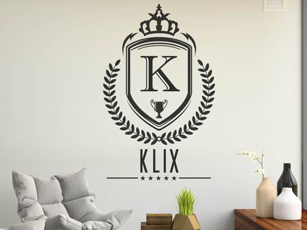 Wandtattoo Klix Wappen