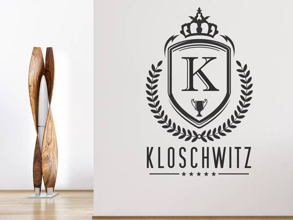 Wandtattoo Kloschwitz Wappen