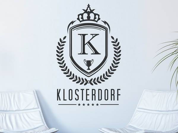 Wandtattoo Klosterdorf Wappen