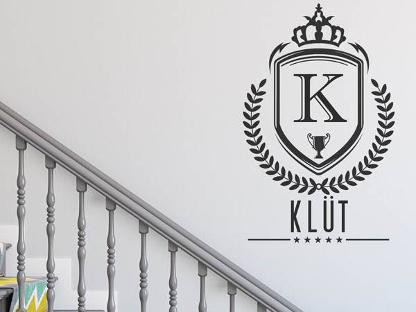 Wandtattoo Klüt Wappen
