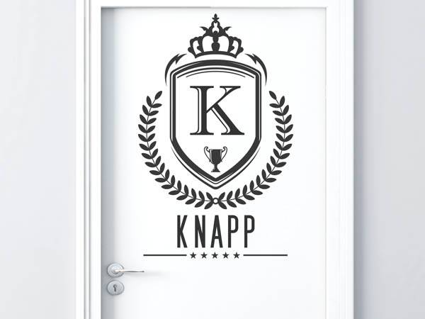 Wandtattoo Knapp Wappen